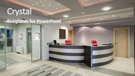  Presentation with furniture - PPT layouts having satallite dishes fixed to the top of residential roofing background and a light blue colored foreground