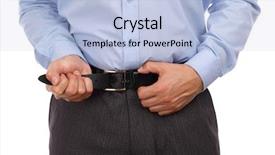  Presentation with economic - Audience pleasing PPT theme consisting of recession or economic depression backdrop and a light blue colored foreground