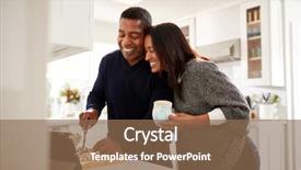  Presentation with aged - Cool new presentation design with recipe on a tablet backdrop and a violet colored foreground