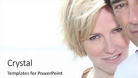  Presentation with couple in christ - Amazing presentation theme having reciprocal relationship - portrait of a couple backdrop and a white colored foreground