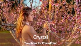  Presentation with teenage girl - Beautiful PPT layouts featuring recitation - beautiful young teenage brunette girl backdrop and a  colored foreground