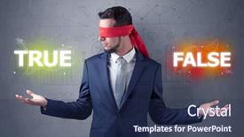  Presentation with red ribbon hiv - Audience pleasing PPT layouts consisting of reckoner - businessman with red ribbon backdrop and a  colored foreground