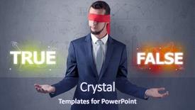  Presentation with red ribbon hiv - PPT theme featuring reckoner - businessman with red ribbon background and a navy blue colored foreground