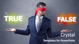  Presentation with red ribbon hiv - Beautiful slides featuring reckoner - businessman with red ribbon backdrop and a  colored foreground