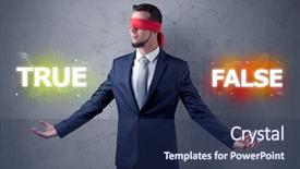  Presentation with red ribbon hiv - Amazing slide deck having reckoner - businessman with red ribbon backdrop and a  colored foreground