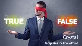  Presentation with red ribbon hiv - Cool new presentation design with reckoner - businessman with red ribbon backdrop and a  colored foreground