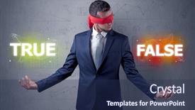  Presentation with red ribbon hiv - Slide set with reckoner - businessman with red ribbon background and a navy blue colored foreground