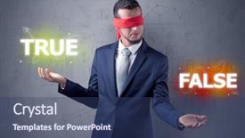  Presentation with red ribbon hiv - Slide set having reckoner - businessman with red ribbon background and a ocean colored foreground