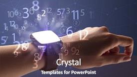  Presentation with people hold hand around globe - Slides featuring reckoner - close up female naked hand background and a tawny brown colored foreground