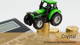  Presentation with agriculture fertilizer - Presentation enhanced with reckoner - farmers in agriculture have background and a yellow colored foreground