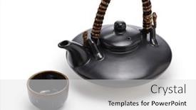  Presentation with distilled - Slide deck with recommended-way-to-drink-imo background and a light gray colored foreground