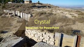  Presentation with civil war - Cool new presentation with reconstruction-of-a-defensive-position backdrop and a coral colored foreground