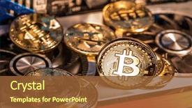  Presentation with farm equipment - Colorful slide set enhanced with record-keeping equipment mining backdrop and a tawny brown colored foreground