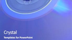  Presentation with smile focus - Slide set consisting of records keeping - focus on dvd disc background and a teal colored foreground