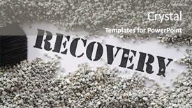  Presentation with recovery - Colorful slide deck enhanced with recovery -- treasure word series backdrop and a  colored foreground