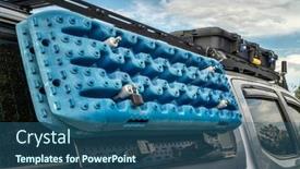  Presentation with recovery - Presentation featuring recovery-traction-ladders-mounted background and a ocean colored foreground