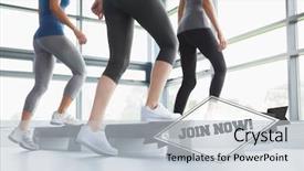  Presentation with now - Theme with recruiting sports - word join now and three background and a lemonade colored foreground