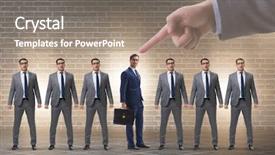  Presentation with recruitment hiring - Beautiful PPT layouts featuring selections hiring - recruitment and employment concept backdrop and a gray colored foreground