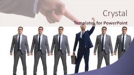  Presentation with recruitment - Theme enhanced with recruitment-and-employment-concept background and a lemonade colored foreground