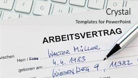  Presentation with german - Amazing PPT layouts having recruting placements - employment of an employee backdrop and a  colored foreground