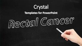  Presentation with rectal cancer - Cool new presentation with rectal cancer written backdrop and a black colored foreground