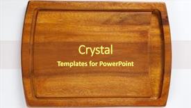  Presentation with wooden board empty table top - Colorful theme enhanced with rectangle - empty wooden cutting board backdrop and a tawny brown colored foreground