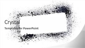  Presentation with blank whiteboard isolated on white - Slide set with rectangle - stencil template isolated background and a white colored foreground