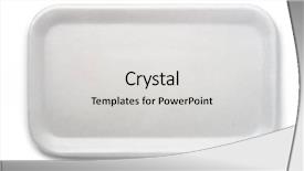  Presentation with food white - Cool new PPT layouts with rectangle - top view of empty foam backdrop and a light gray colored foreground