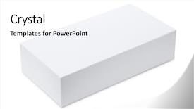  Presentation with blank whiteboard isolated on white - Presentation design enhanced with rectangle - whitel blank product box isolated background and a white colored foreground