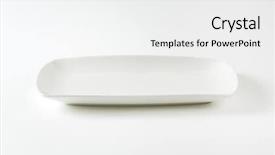  Presentation with white marble plate marble - Cool new slides with rectangle all-white porcelain plate backdrop and a white colored foreground
