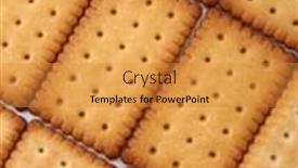  Presentation with cookies - Presentation theme with rectangle-cookies-stacked-in-rows background and a gold colored foreground