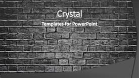  Presentation with black light - Colorful slide deck enhanced with rectangle geometric pattern - background of aged grungy textured backdrop and a dark gray colored foreground