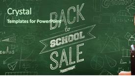  Presentation with wheelchair - Beautiful slide deck featuring rectangle geometric pattern - girl sitting in wheelchair backdrop and a tawny brown colored foreground