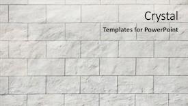  Presentation with stone - Cool new PPT theme with rectangle geometric pattern - light stone wall for background backdrop and a  colored foreground