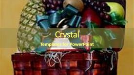  Presentation with lid - Slide deck enhanced with rectangular basket with lid full background and a tawny brown colored foreground