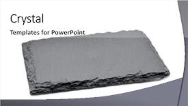  Presentation with slate - Cool new theme with rectangular piece of slate stone backdrop and a white colored foreground