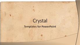  Presentation with vintage paper - Cool new PPT theme with recycle paper - vintage grungy cards backdrop and a lemonade colored foreground