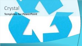  Presentation with cardboard or brown board paper - Slide set with recycle-symbol-cardboard-paper-isolated background and a arctic colored foreground