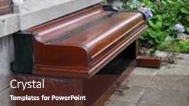  Presentation with piano - Presentation design with recycled-old-wooden-piano-turned background and a tawny brown colored foreground