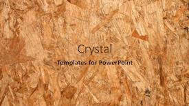  Presentation with wood board - Presentation enhanced with recycled-wood-bark-board-makes background and a yellow colored foreground