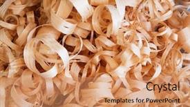  Presentation with wood - PPT layouts enhanced with recycling furniture - wood working wood shavings slightly background and a coral colored foreground