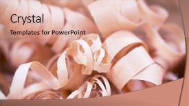  Presentation with wood - Amazing theme having recycling furniture - wood working wood shavings backdrop and a lemonade colored foreground