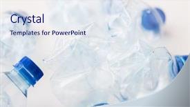  Presentation with water reuse - Slide deck consisting of recycling reuse garbage disposal environment background and a sky blue colored foreground