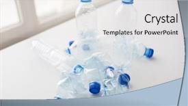  Presentation with water reuse - Audience pleasing presentation design consisting of recycling reuse garbage disposal environment backdrop and a  colored foreground