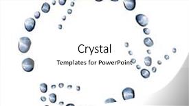  Presentation with water cycle - Audience pleasing PPT theme consisting of recycling symbol of water drops backdrop and a white colored foreground