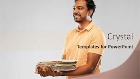  Presentation with sustainability - Presentation consisting of recycling-waste-sorting-and-sustainability background and a lemonade colored foreground