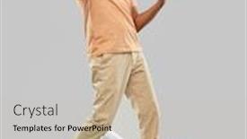  Presentation with metal recycling - Amazing presentation design having recycling-waste-sorting-and-sustainability backdrop and a mint green colored foreground