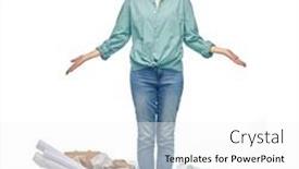  Presentation with metal recycling - Theme enhanced with recycling-waste-sorting-and-sustainability background and a white colored foreground