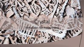  Presentation with lead - Theme consisting of recyling construction waste - lead scrap materials recycling backround background and a coral colored foreground