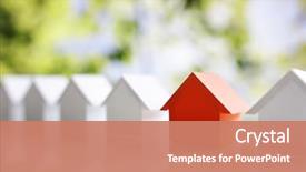  Presentation with development - Presentation theme enhanced with red - choosing the right real estate background and a coral colored foreground